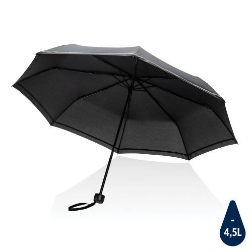 Mały parasol 20.5" AWARE™ RPET Czarny P850.541 
