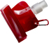 Składana butelka 420 ml z karabińczykiem czerwony V6503-05 (1) thumbnail