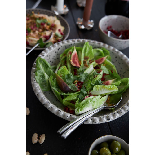 Talerz na przekąski DITTE, szary/czarny Czarny 5018329- (4)