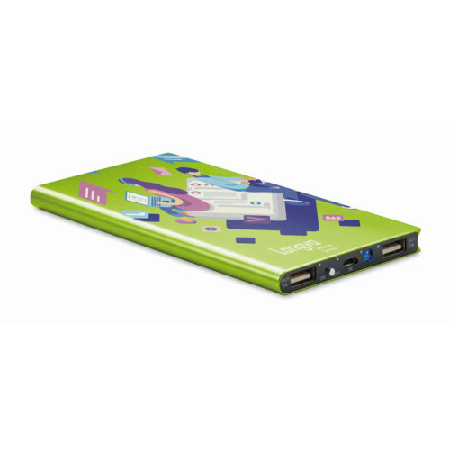 Power bank z aluminium według własnego projektu Wielokolorowy MO8839I (1)