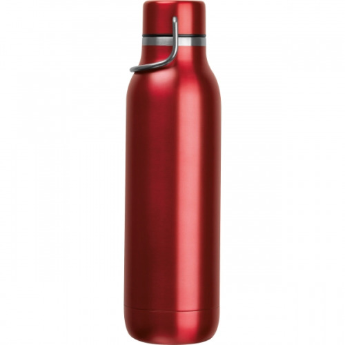 Stalowa butelka na wodę BORGHOLM 600 ml Czerwony 533105 (3)