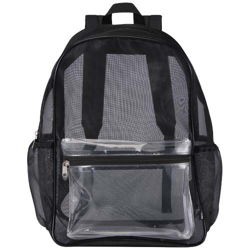 Mesh plecak z recyklingu z certyfikatem GRS o pojemności 18 l Czarny 13013790 (2)