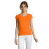 MOON Damski T-SHIRT 150g Pomaranczowy S11388-OR-3XL  thumbnail