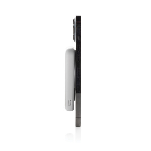 Magnetyczny bezprzewodowy power bank 5000 mAh, 5W Stellar Biały P322.5903 (4)