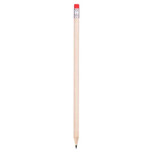 Ołówek z gumką czerwony