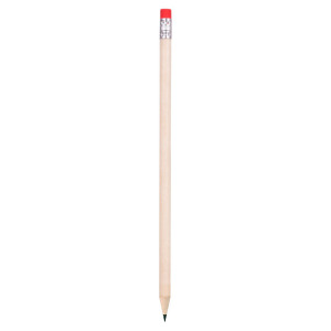 Ołówek z gumką czerwony