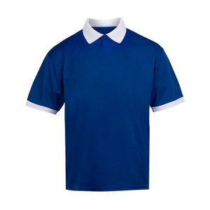 Koszulka Polo Retro Dwukolorowa - Red