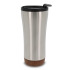 Kubek o podwójnych ściankach z korkową podstawą 480ml Srebrny LT98848-N0005  thumbnail