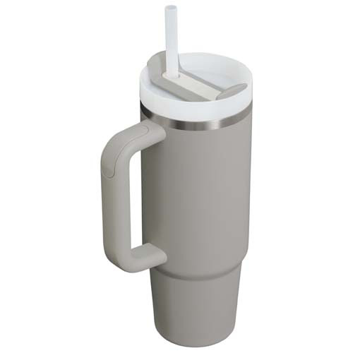 Kubek termiczny Stanley Quencher® H2.0 FlowState™ 890 ml z recyklingowanej stali nierdzewnej Szary 10098182 (2)