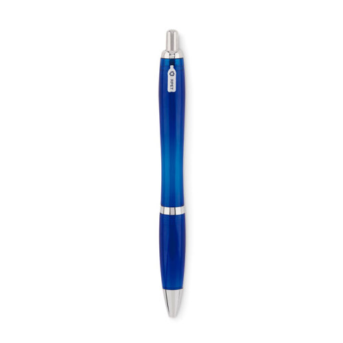 Długopis z RPET przezroczysty niebieski MO6409-23 (1)