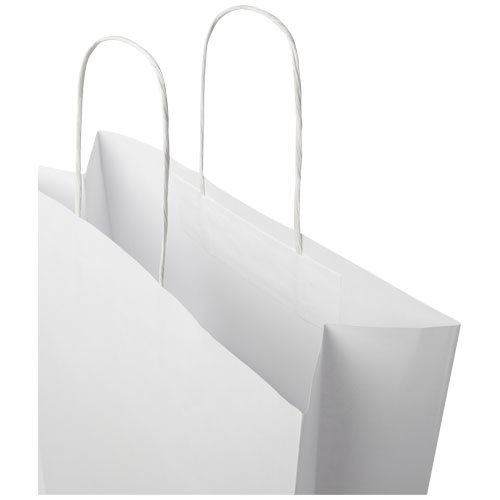Torba z papieru Kraft ze skręconymi uchwytami – 31 x 12 x 41 cm Biały 1ZM01001 (5)