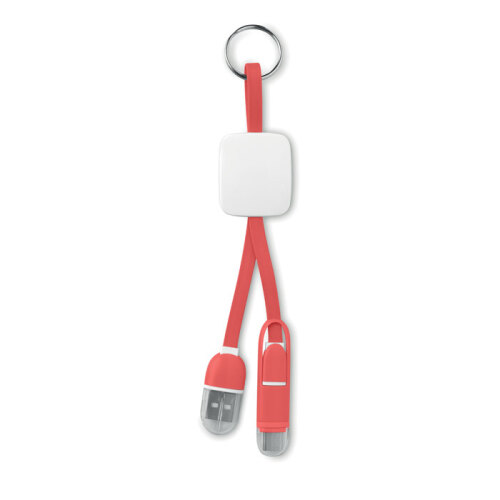 Brelok USB typ C czerwony MO8887-05 
