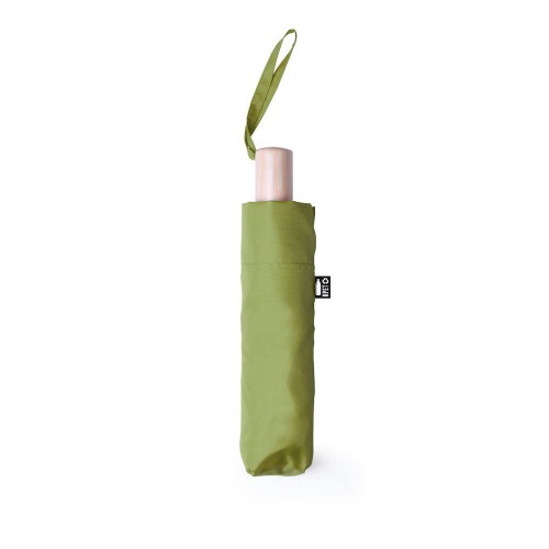 Ekologiczny wiatroodporny parasol manualny, składany zielony V0762-06 