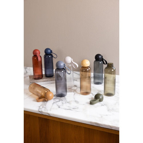 Butelka na wodę TURE, karmel/bambus Karmelowy 5018606- (2)