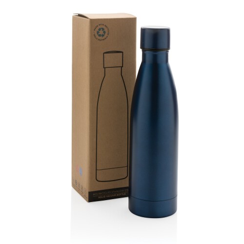 Próżniowa butelka sportowa 500 ml, stal nierdzewna z recyklingu blue P433.275 (8)