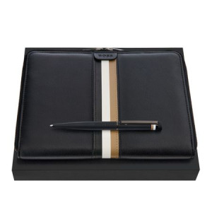 Zestaw upominkowy Hugo Boss teczka i długopis HSG3524A + HTM521A