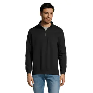 Bluza Męska Ze Stojka Z Zamkiem Bawełna Ring-Spun