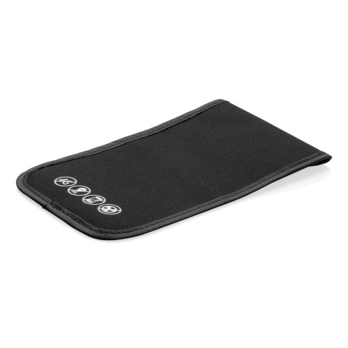 Etui na telefon blokujące sygnał i promieniowanie, ochrona RFID Czarny P820.531 (1)