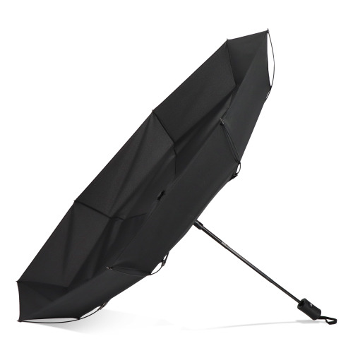 Daintree 190T Pongee 21.5" Składany parasol automatyczny, wiatroodporny Czarny LT97116-N0002 (6)