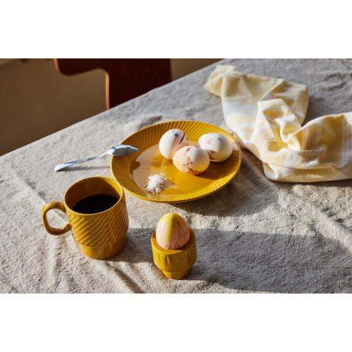Kubek do kawy COFFEE & MORE 2-szt, żółty Żółty 5018524- (2)