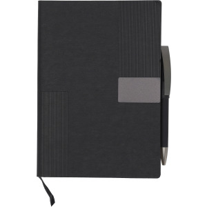 Notes A5 w linie z długopisem MERSIN Czarny