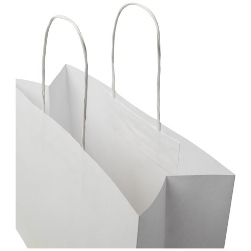Torba z papieru Kraft ze skręconymi uchwytami – 31 x 12 x 25 cm Biały 1ZM00801 (5)