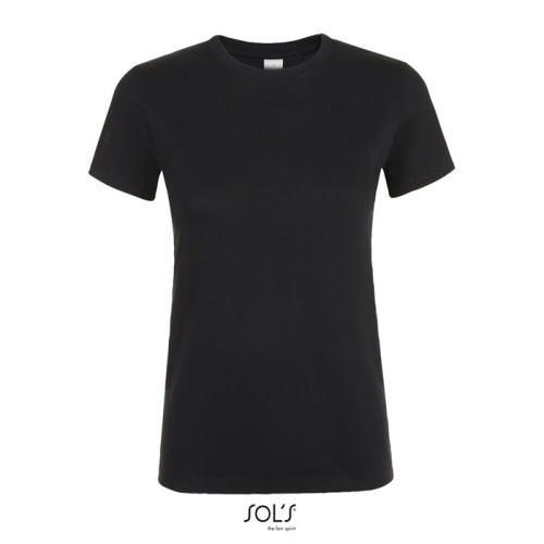 REGENT Damski T-Shirt 150g Deep black S01825-DB-XXL 