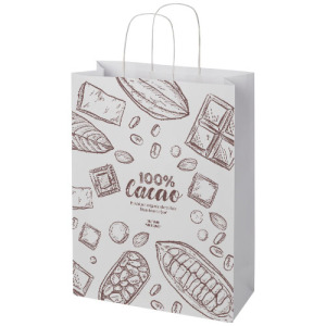 Torba z papieru Kraft ze skręconymi uchwytami – 31 x 12 x 41 cm
