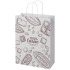 Torba z papieru Kraft ze skręconymi uchwytami – 31 x 12 x 41 cm Biały 1ZM01001  thumbnail