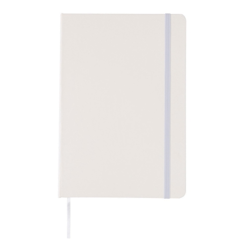 Notatnik A5 (kartki w linie) biały V2710-02 (3)