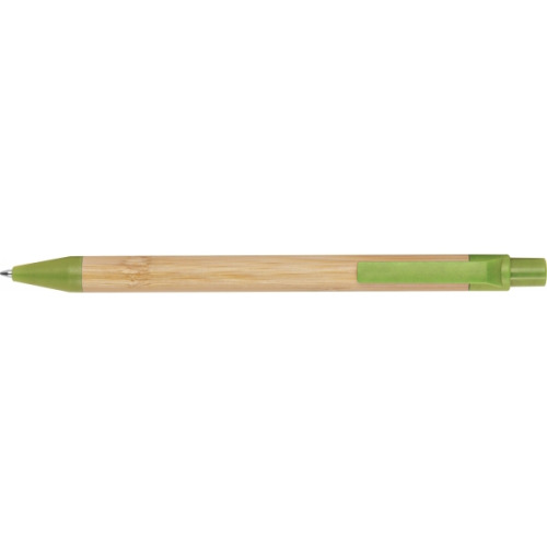 Długopis bambusowy Halle zielony 321109 (2)