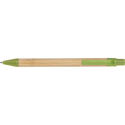 Długopis bambusowy Halle zielony 321109 (2)