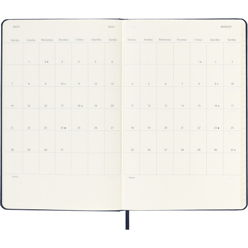 Kalendarz z notatnikiem MOLESKINE czarny VM399-03/2025 (11)