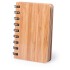 Bambusowy notatnik ok. A6 brązowy V2967-16  thumbnail