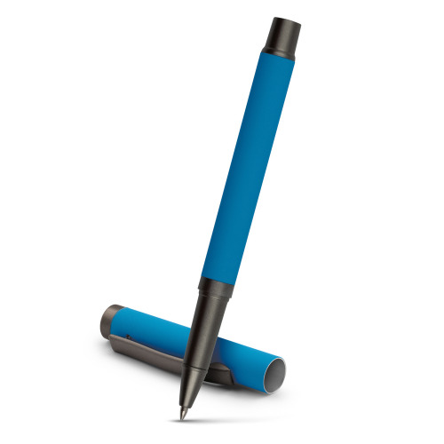 Długopis żelowy z zatyczką | Geraldine Granatowy V2243-04 (3)