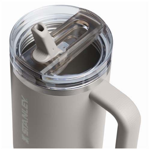 Stanley Quencher® ProTour 1180 ml termoizolowany kubek ze słomką, wykonany z recyklingowanej stali nierdzewnej Szary 10097982 (4)