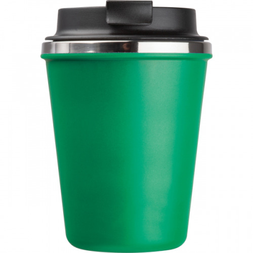 Kubek termiczny 350 ml z powłoką z recyklingu METODY Zielony 8496209 (5)