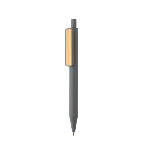 Długopis z bambusowym klipem, RABS szary P611.082 