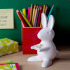 Podajnik taśmy Desk Bunny Biały QL10114-WH (2) thumbnail