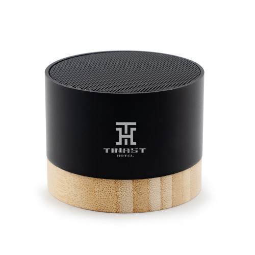 Głośnik bezprzewodowy 3W z aluminium z recyklingu | Jaquann Czarny VA112-03 