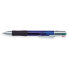 4-kolorowy długopis przezroczysty niebieski KC5116-23  thumbnail
