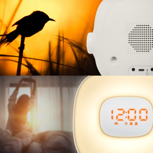 ML-198 | Muse wake up light Radio FM Biały LT55009-N0001 (5)