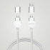 Kabel do ładowania 6 w 1 45W Urban Vitamin Oakland Biały P302.703 (3) thumbnail