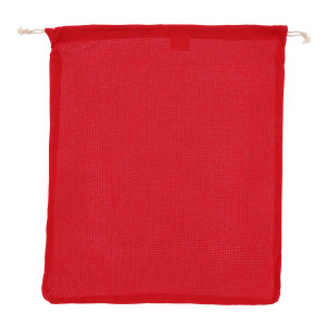 Bawełniana torba wielokrotnego użytku na żywność OEKO-TEX® 40x45cm Czerwony