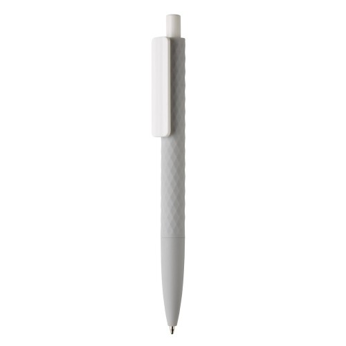 Długopis X3 z przyjemnym w dotyku wykończeniem szary V1999-19 