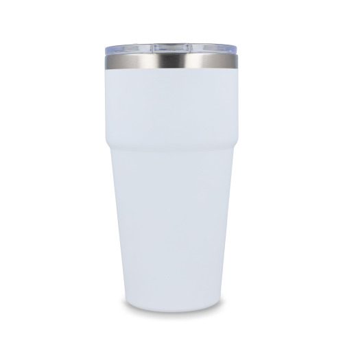 T-ceramiczny kubek do samochodu o miękkim dotyku 500ml Biały LT98729-N0001 (4)