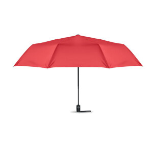 Wiatroodporny parasol 27 cali czerwony