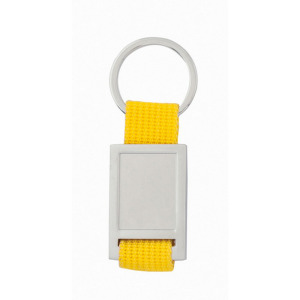 Brelok do kluczy żółty