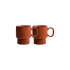 Kubek do kawy COFFEE & MORE 2-szt, terracotta Ceglany 5018373-  thumbnail
