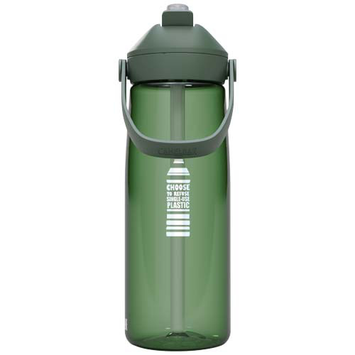 Camelbak® Thrive Flip 750 ml Tritan Renew butelka na wodę ze składaną słomką Leśny zielony 10088664 (1)
